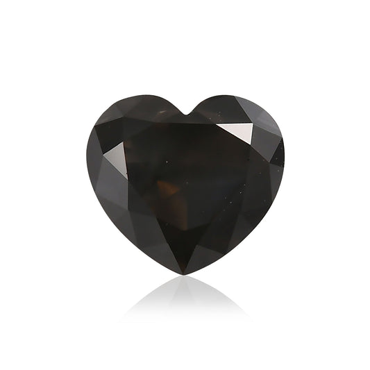 1,50 Karat Fancy Dark Gray Heart Diamant GIA