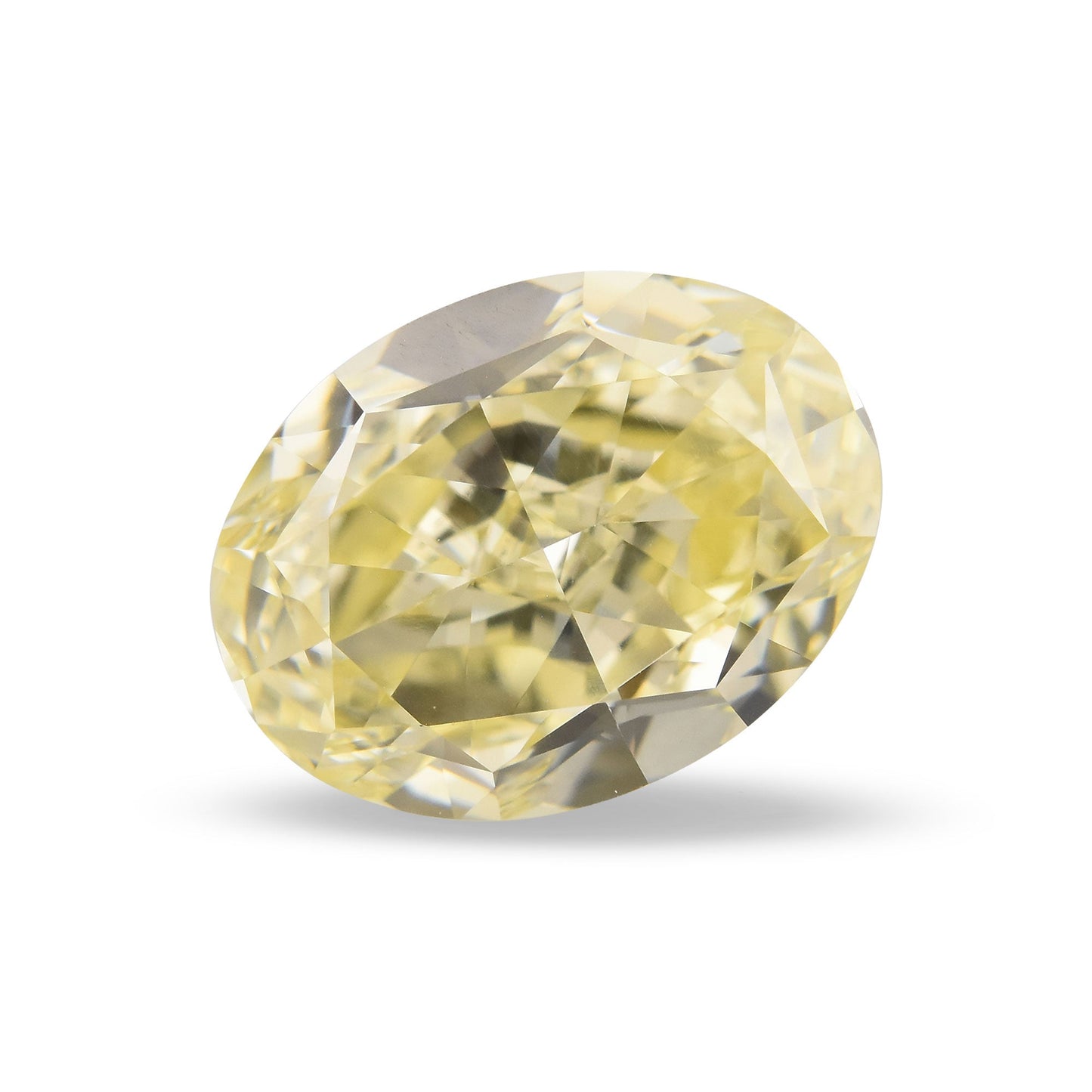 1,51 Karat Fancy Light Yellow Ovaler Diamant VVS2 GIA