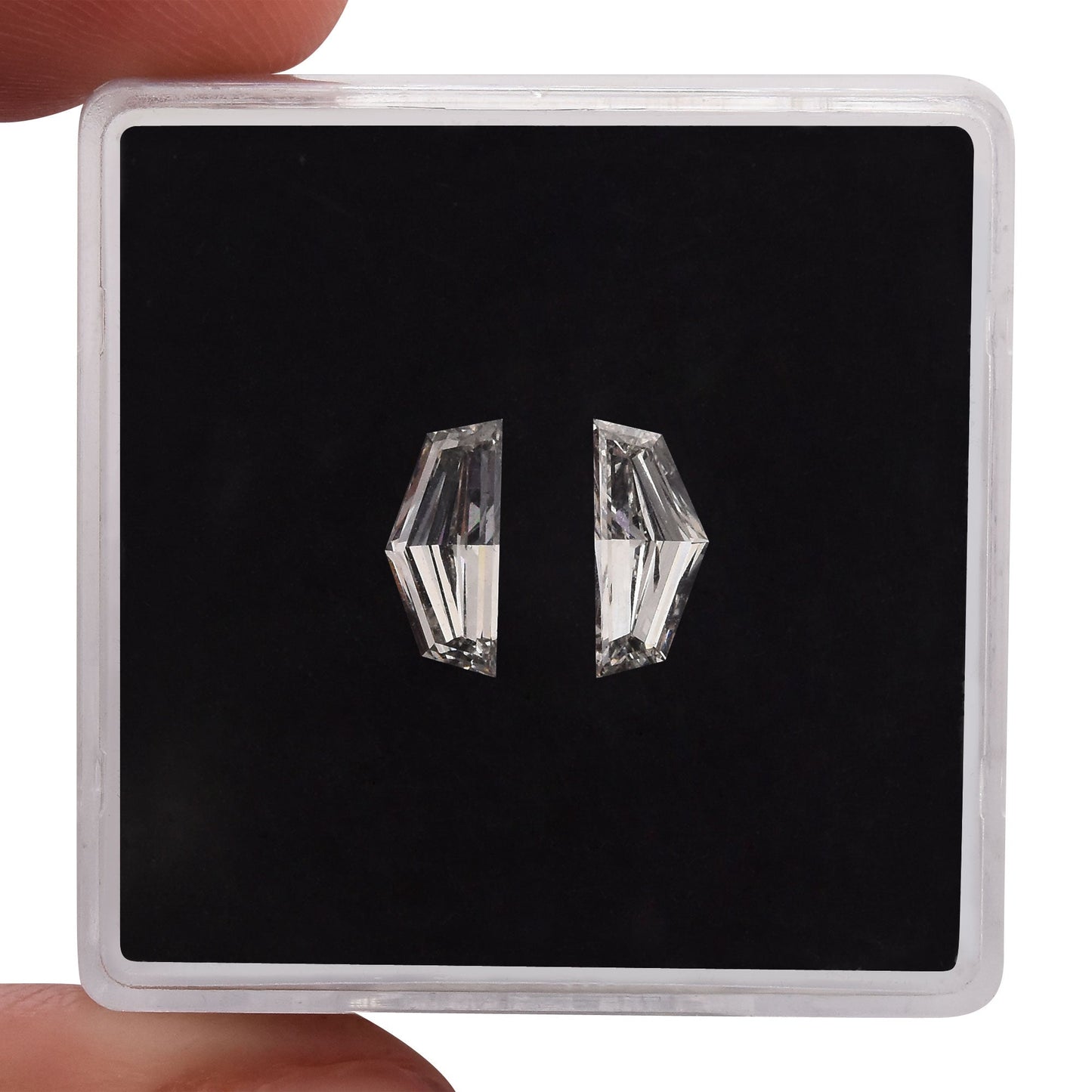 0,90 Karat COLL Trapezschliff-Diamanten (SI)