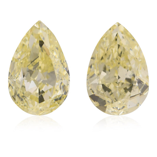 4,16 Karat W-X Birnenförmige Diamanten VS2