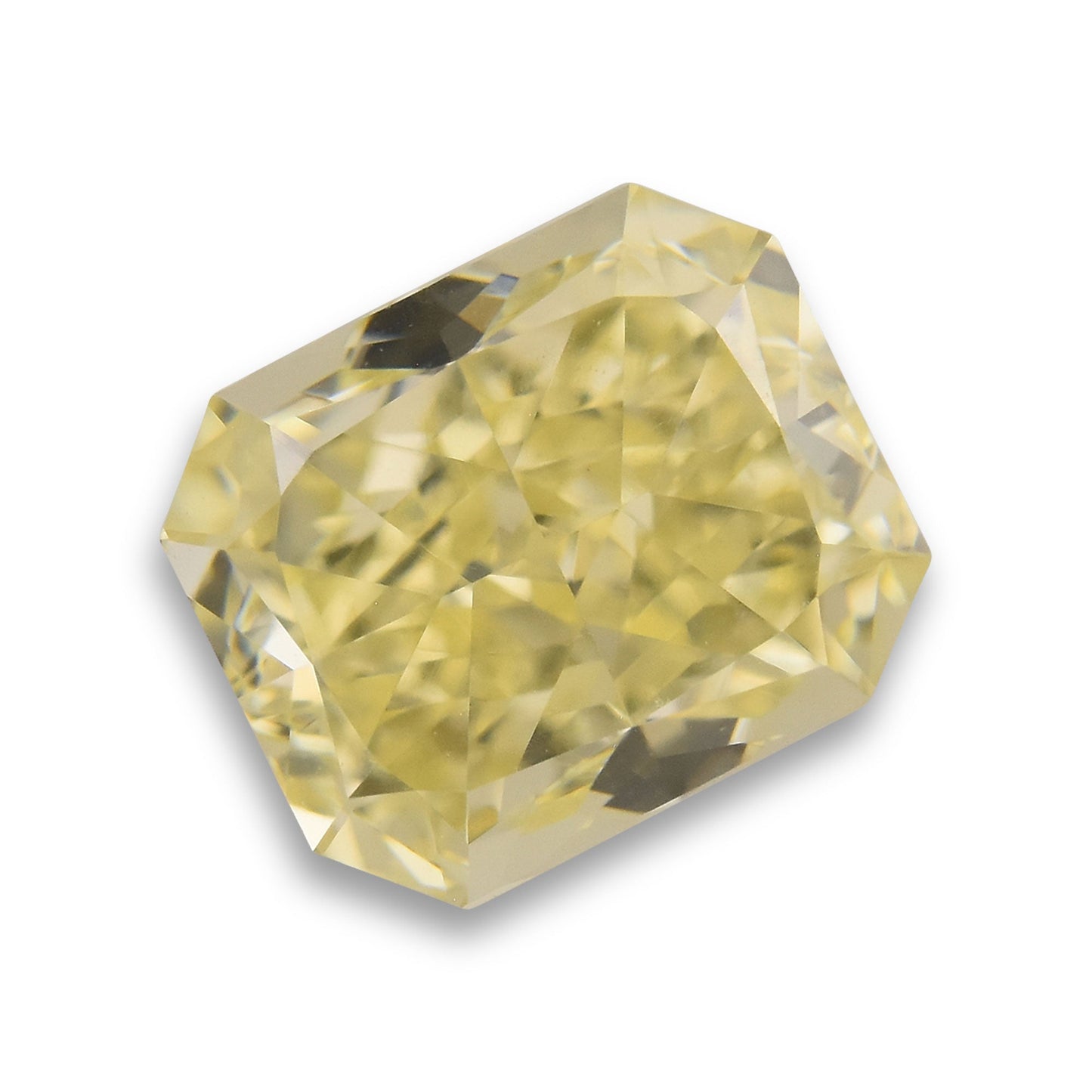 1,22 Karat Fancy Light Yellow Radiant VS1 GIA