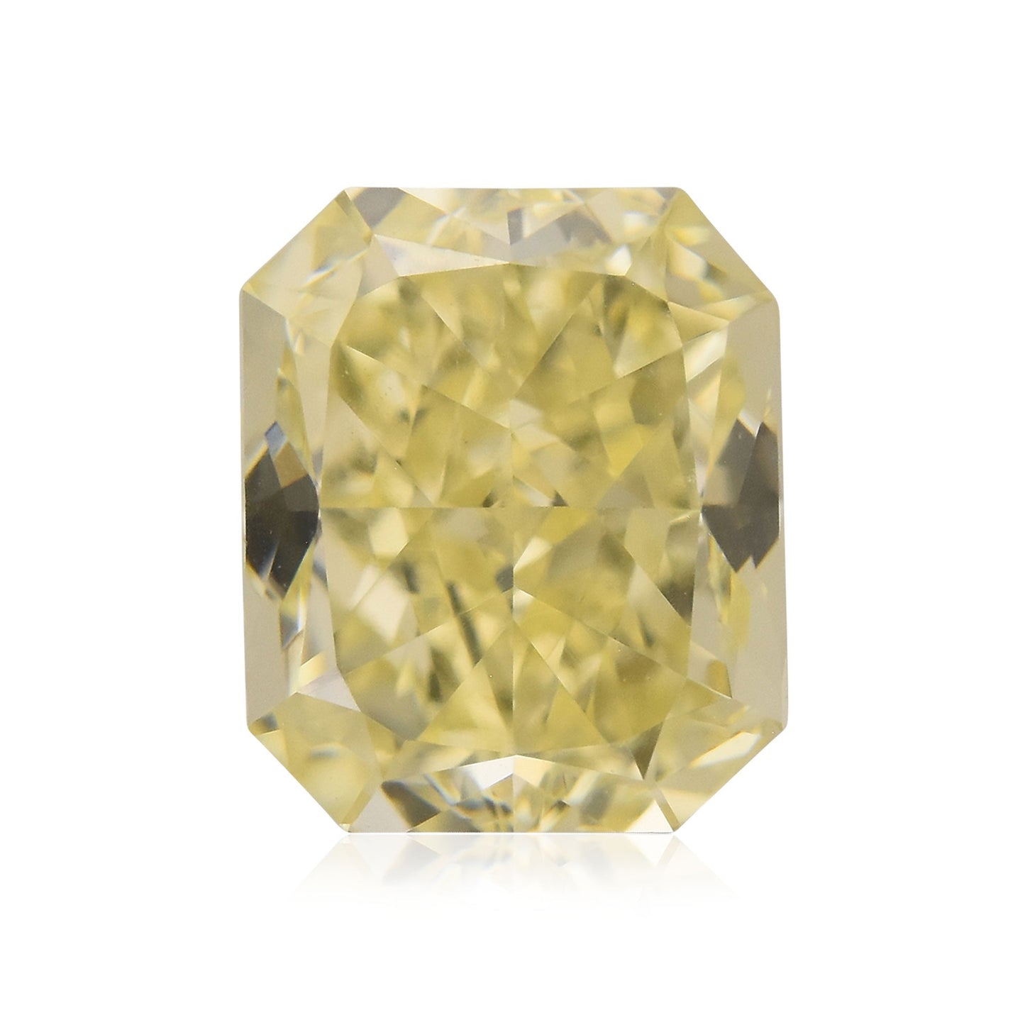 1,22 Karat Fancy Light Yellow Radiant VS1 GIA