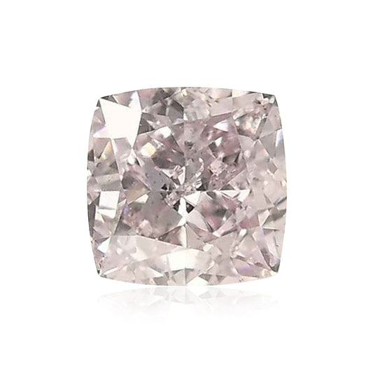 0,40 Karat Fancy Light Purplish Pink Cushion Diamond SI1 GIA
