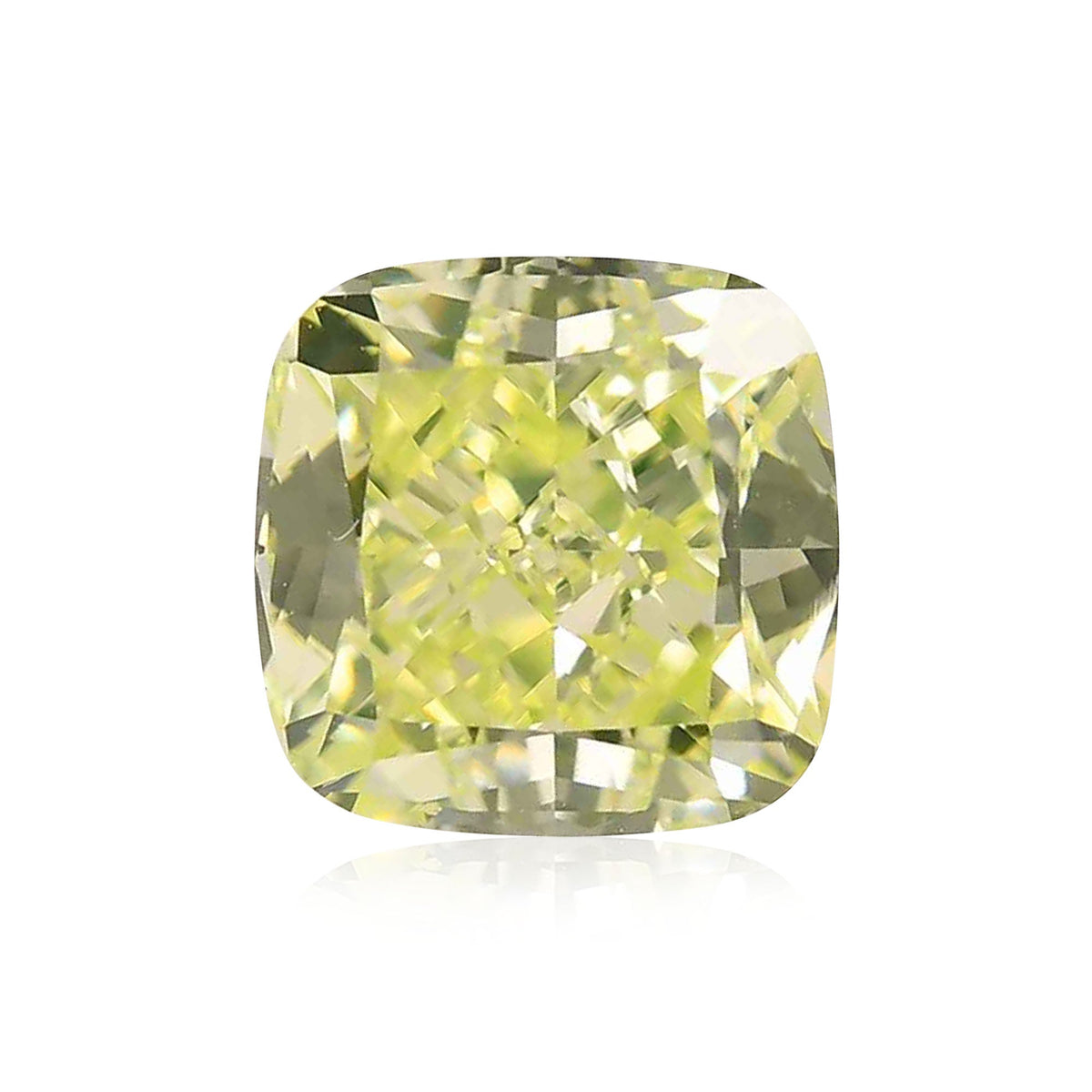Cushion Diamond | 1.26 ct | Fancy Yellow Green | VS2 | GIA | Ref 525881