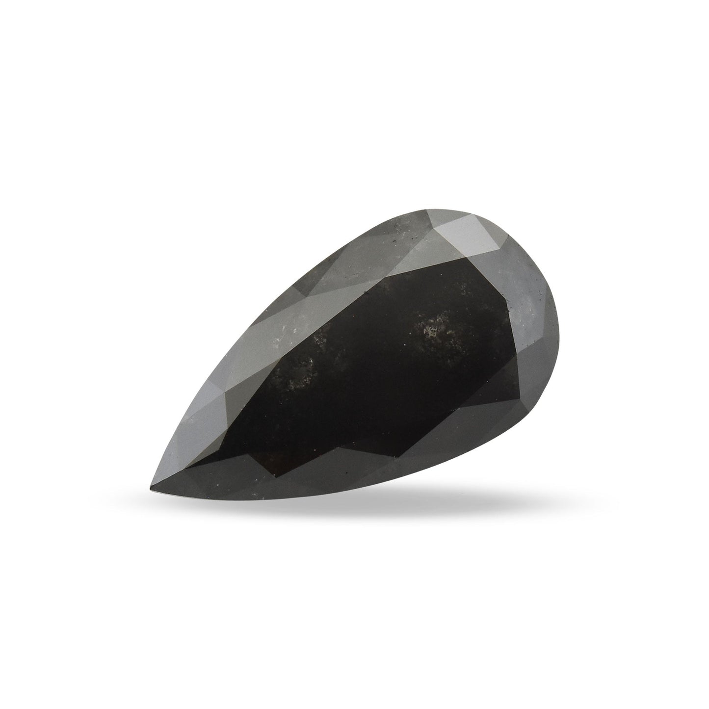 4,89 Karat Fancy Black Birnenförmiger Diamant, GIA