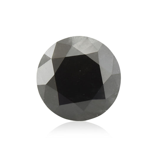 1,68 Karat Fancy Black Brillant-Diamant, GIA-zertifiziert