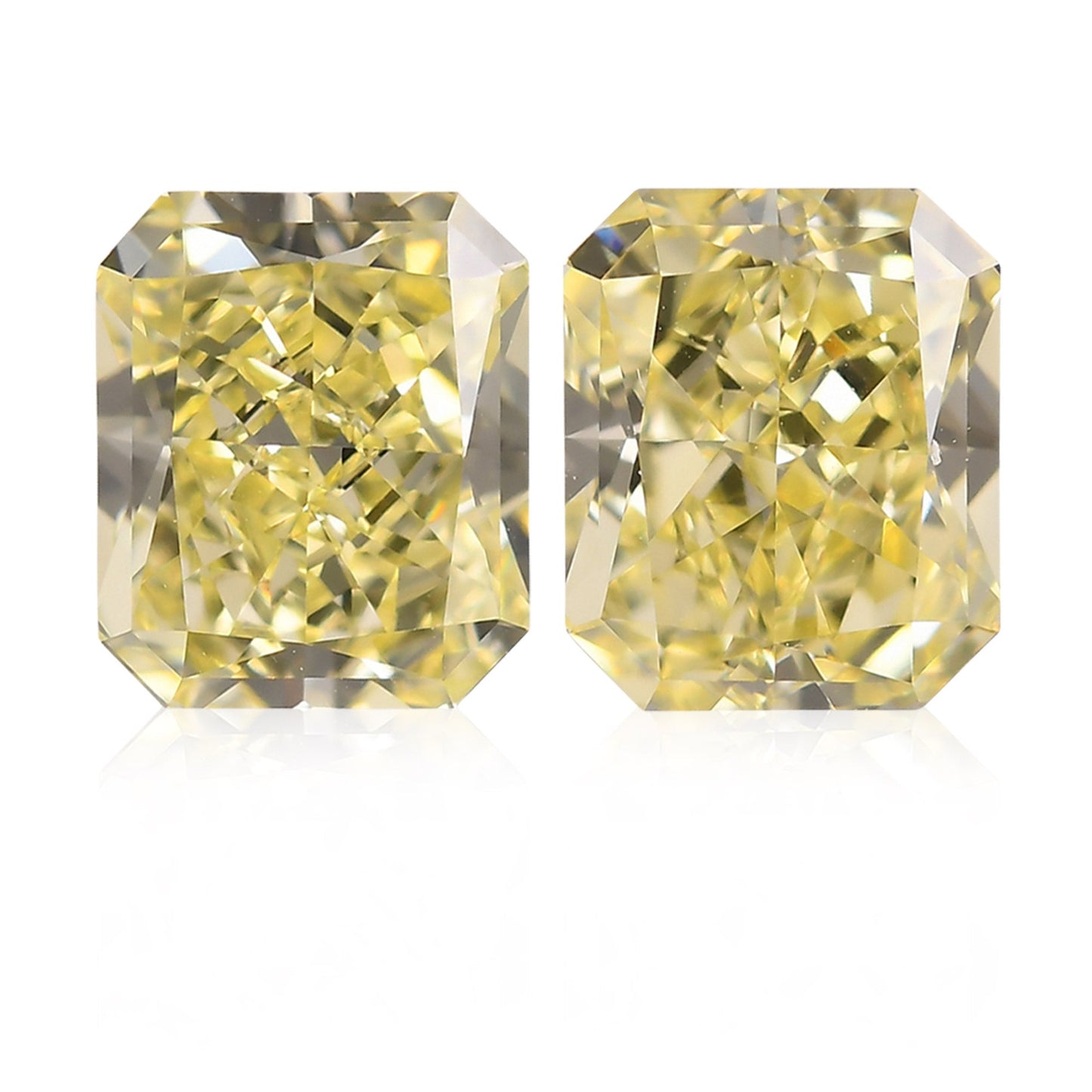 2,28 Karat Fancy Light Yellow Radiant Diamanten VVS1