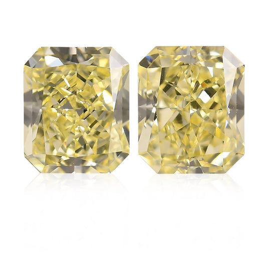 2,28 Karat Fancy Light Yellow Radiant Diamanten VVS1