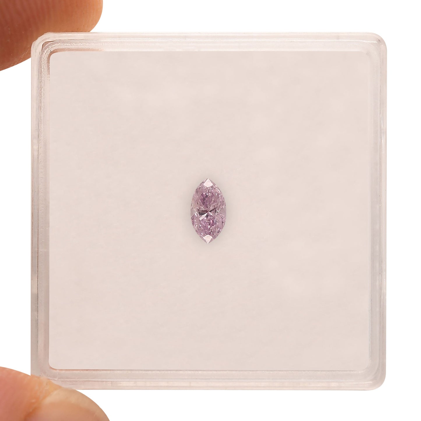 0,20 Karat Fancy Purple Pink Marquise-Diamant (I1) GIA