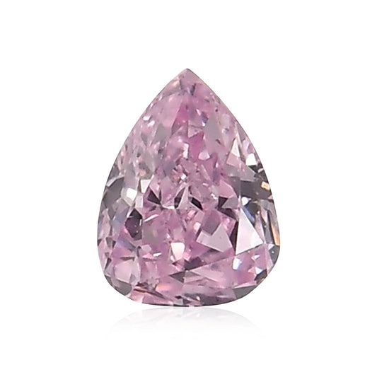 0,10 Karat Fancy Intense Purple Pink Birnenförmiger Diamant (SI1) GIA