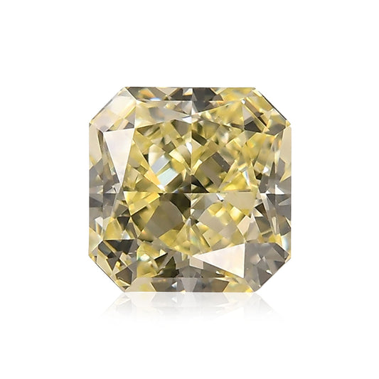 1,10 Karat Fancy Light Yellow Radiant VS2 GIA
