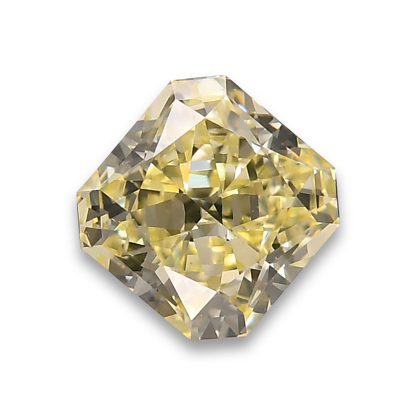 1,10 Karat Fancy Light Yellow Radiant VS2 GIA