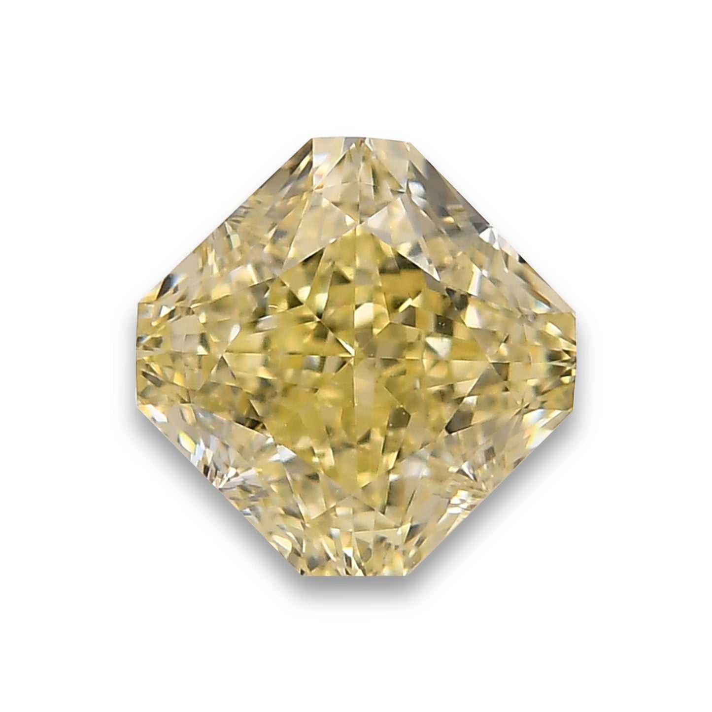 1,20 Karat Fancy Yellow Radiant VVS2 GIA