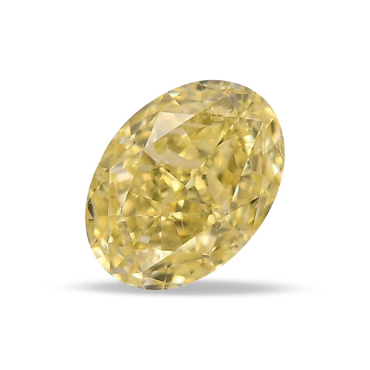 1,01 Karat Fancy Yellow Oval Diamond VVS1 GIA