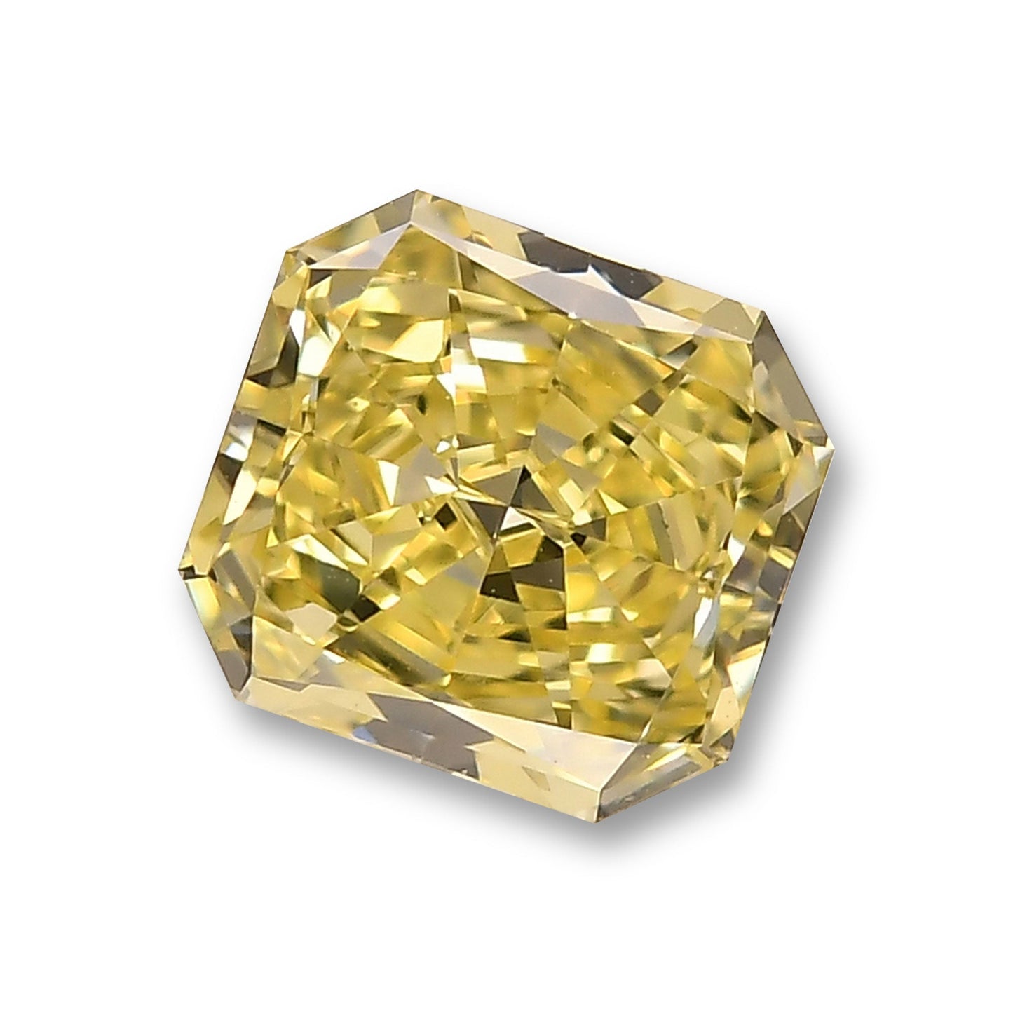 1,04 Karat Fancy Yellow Radiant VVS1 GIA