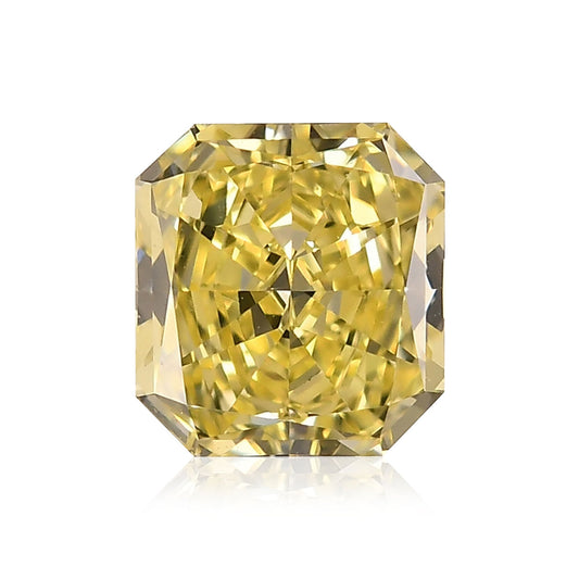 1,04 Karat Fancy Yellow Radiant VVS1 GIA
