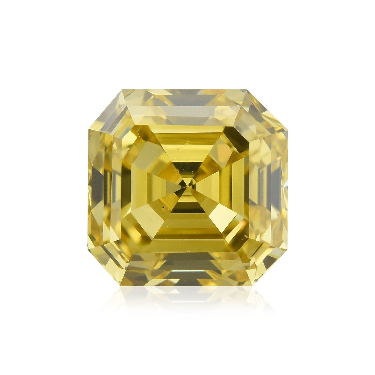 1,85 Karat Fancy Deep Yellow Asscher-Diamant VS1 GIA