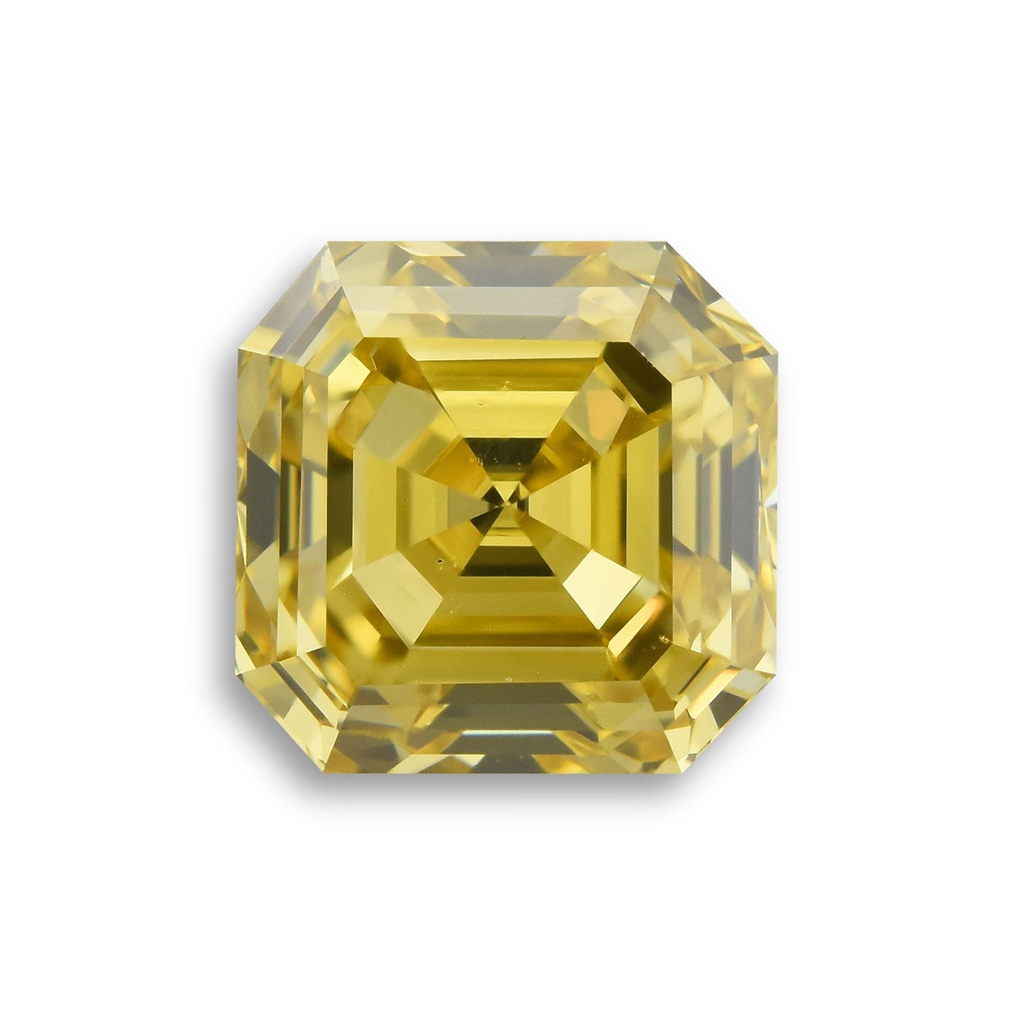 1,85 Karat Fancy Deep Yellow Asscher-Diamant VS1 GIA