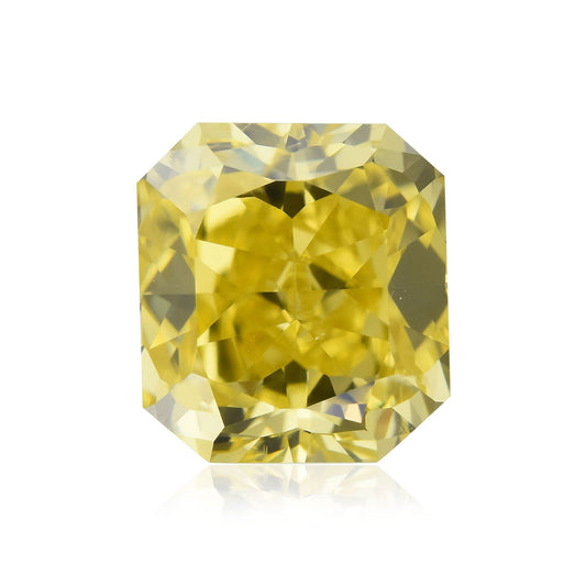 1,03 Karat Fancy Vivid Yellow Radiant Diamant SI1 GIA