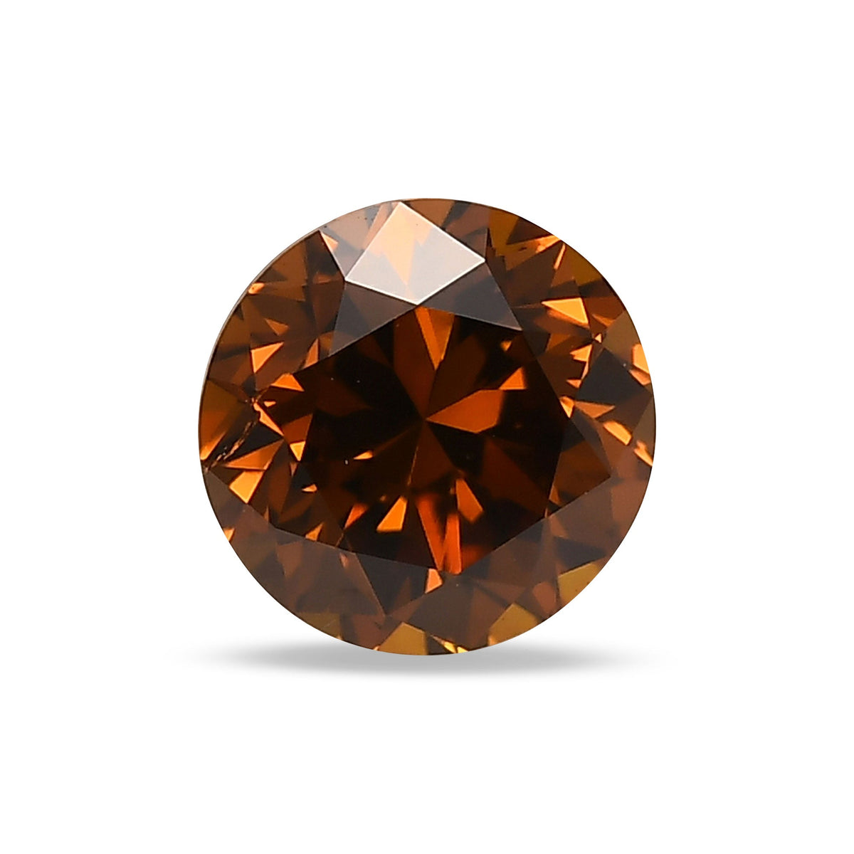Round Diamond | 1.04 ct | Fancy Deep Brown Orange | SI2 | GIA | Ref 530886