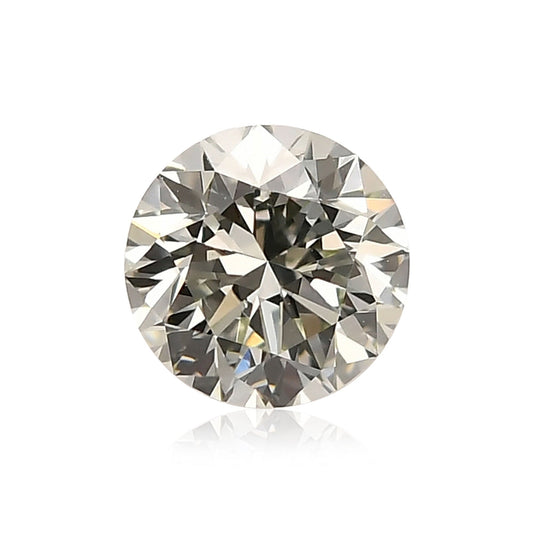 0.54 Carat Light Green Round Brilliant Diamond (SI1) GIA