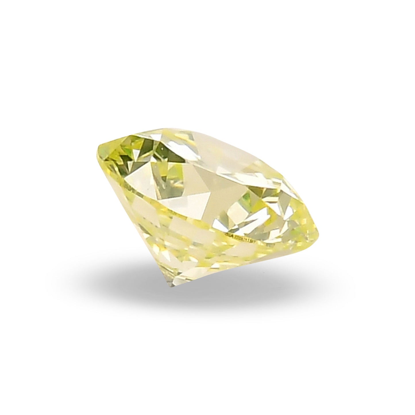 0,37 Karat Fancy Grün-Gelb Runder Brillant Diamant SI1 GIA