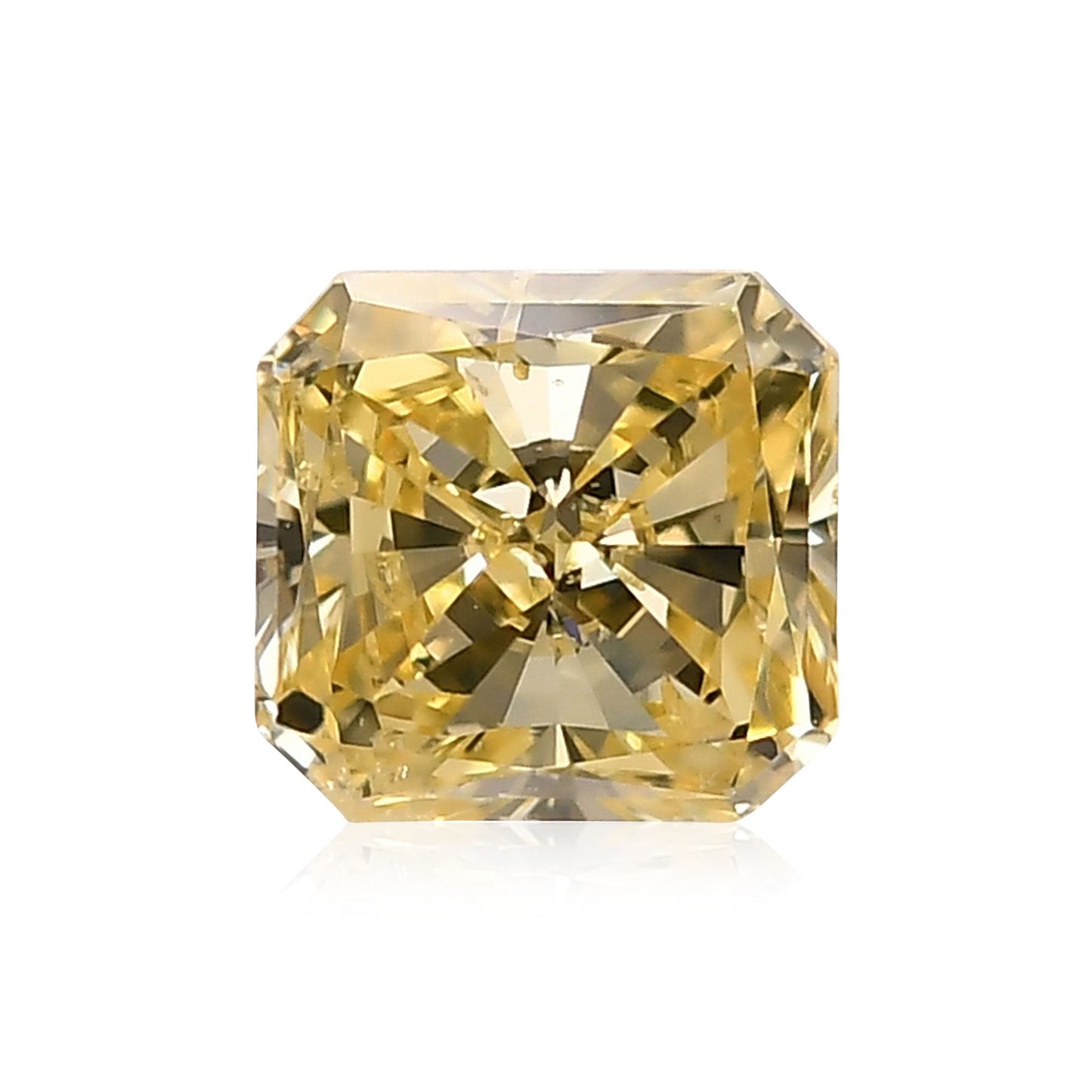 0,51 Karat Fancy Yellow Radiant SI2 GIA