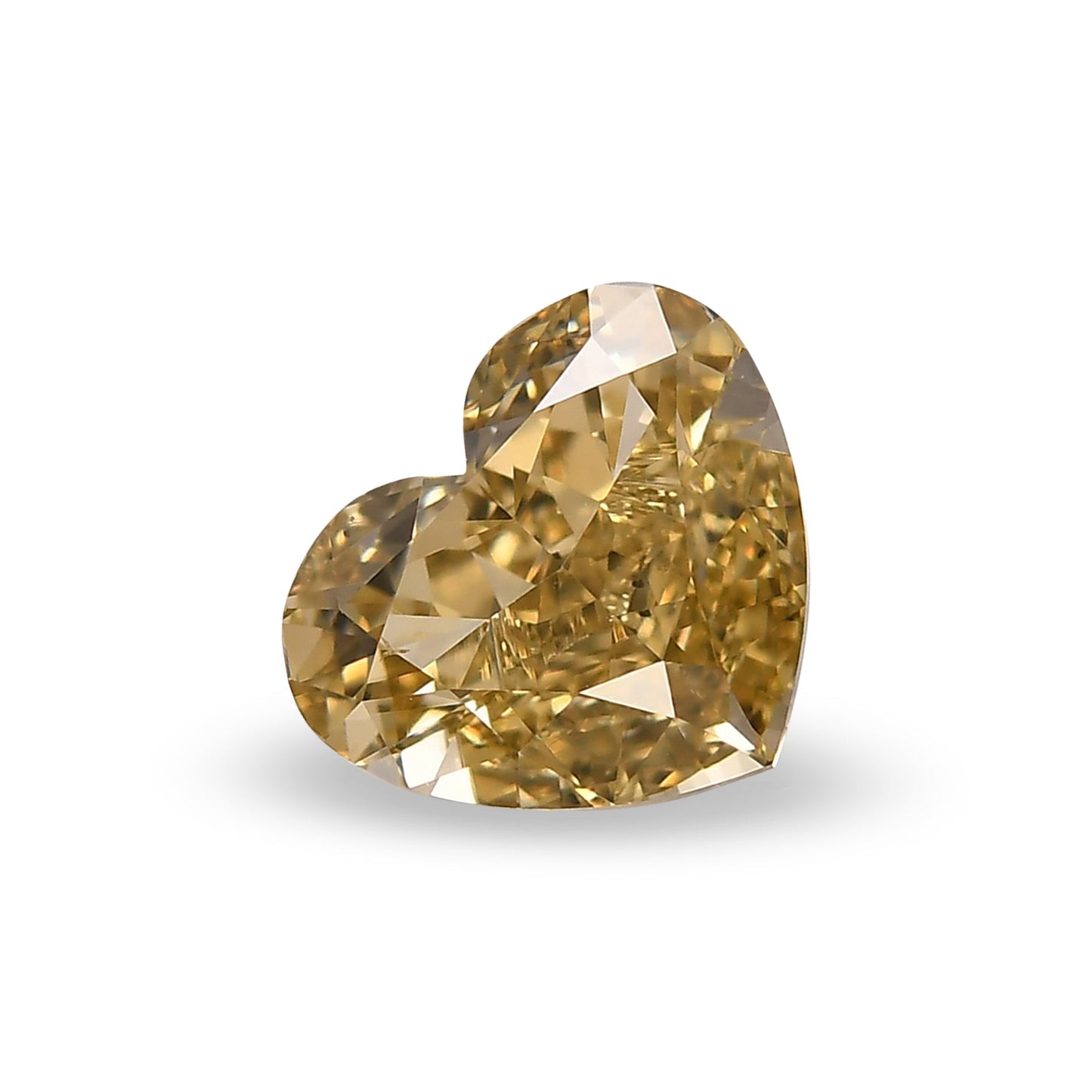 1,01 Karat Fancy Brownish Yellow Heart Diamant VS2 GIA