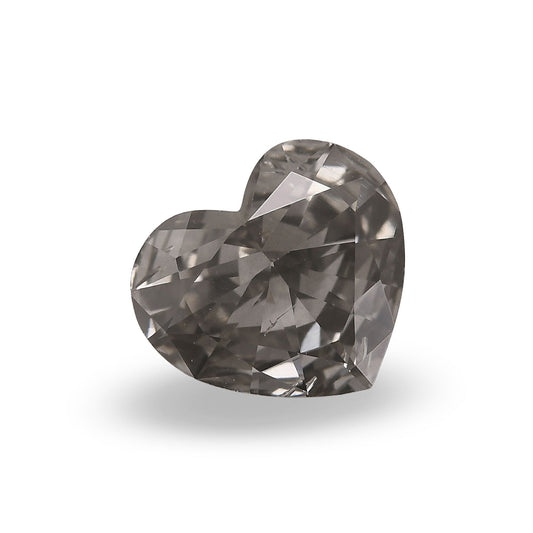 1,05 Karat Fancy Gray Herz-Diamant SI2 GIA