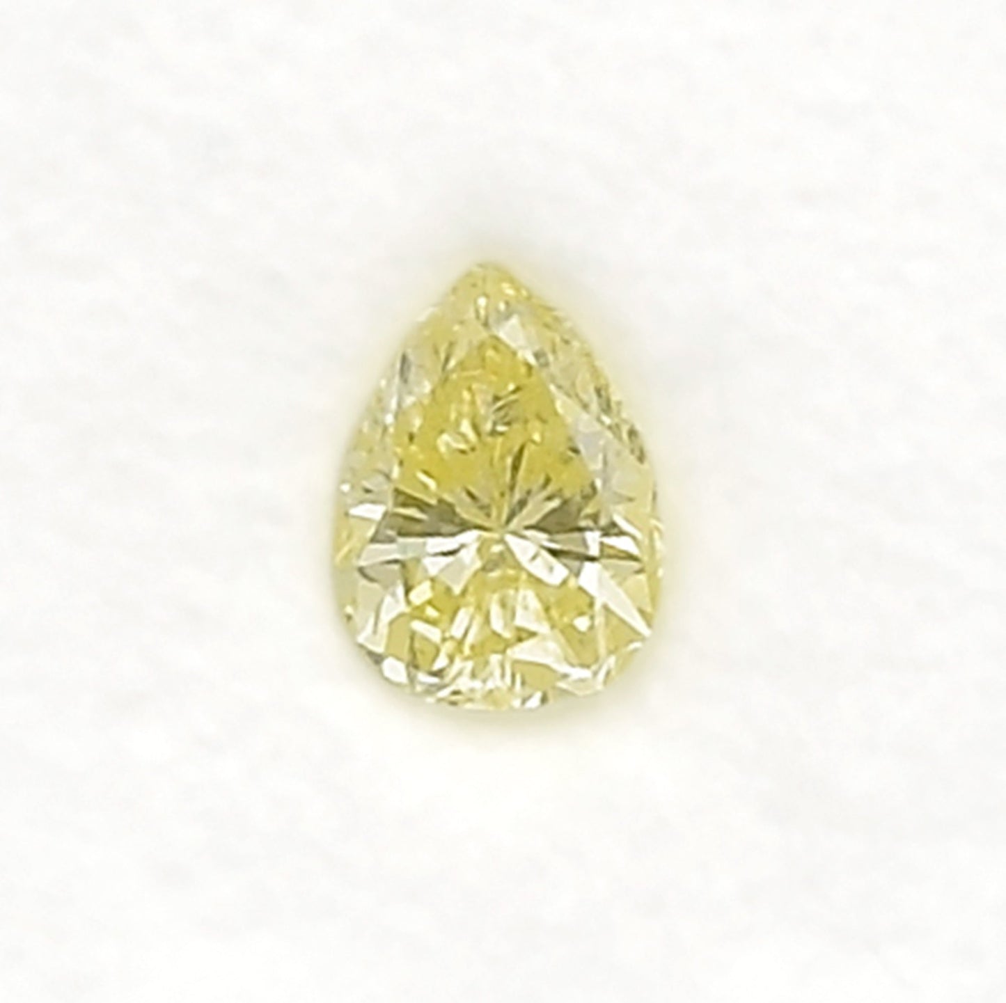 0,35 Karat Fancy Yellow Birnenförmiger Diamant (VS1) GIA