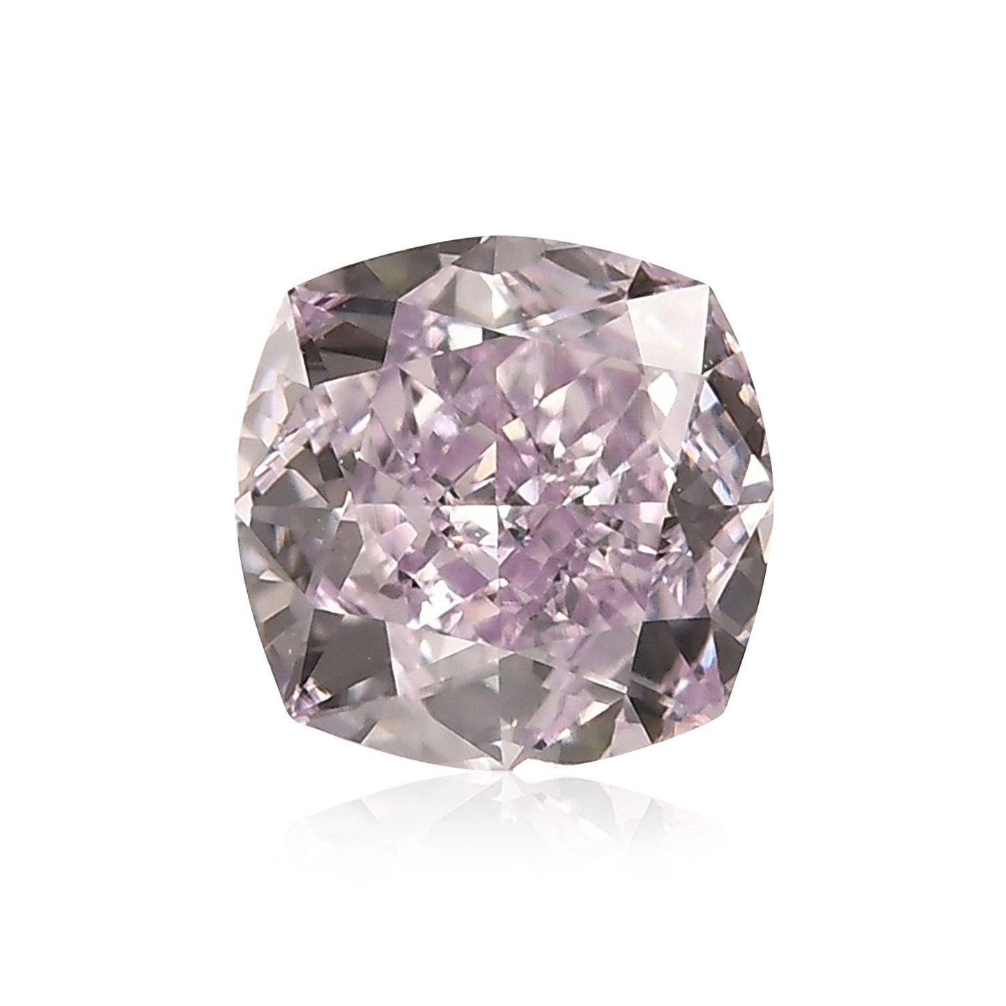 0,84 Karat Fancy Pink Purple Cushion Diamant VS1 GIA
