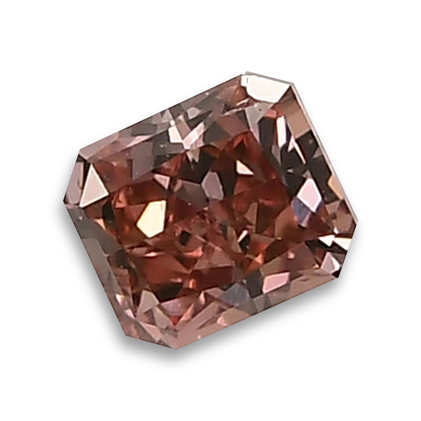 0,28 Karat Fancy Deep Pink Radiant Diamant (GIA)