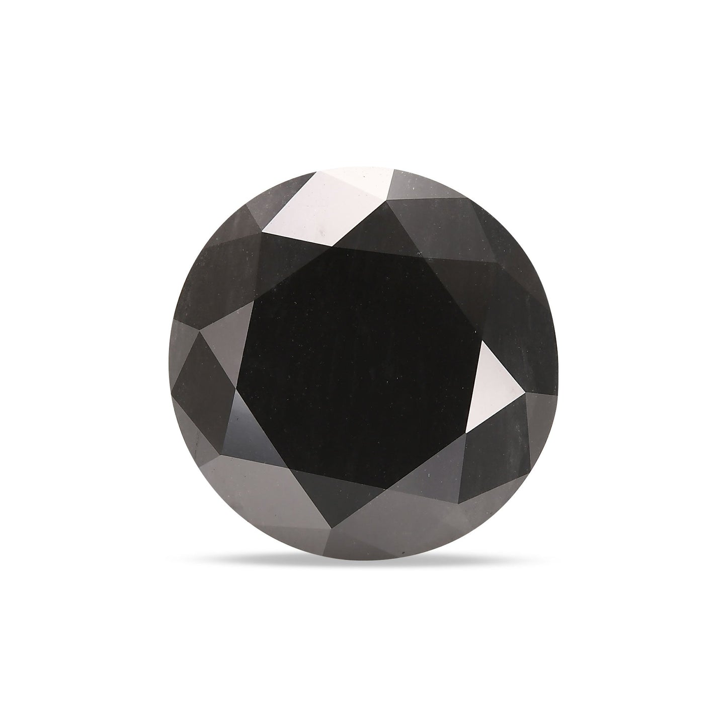 22.00 Carat Natural Fancy Black Round Brilliant Diamond  GIA