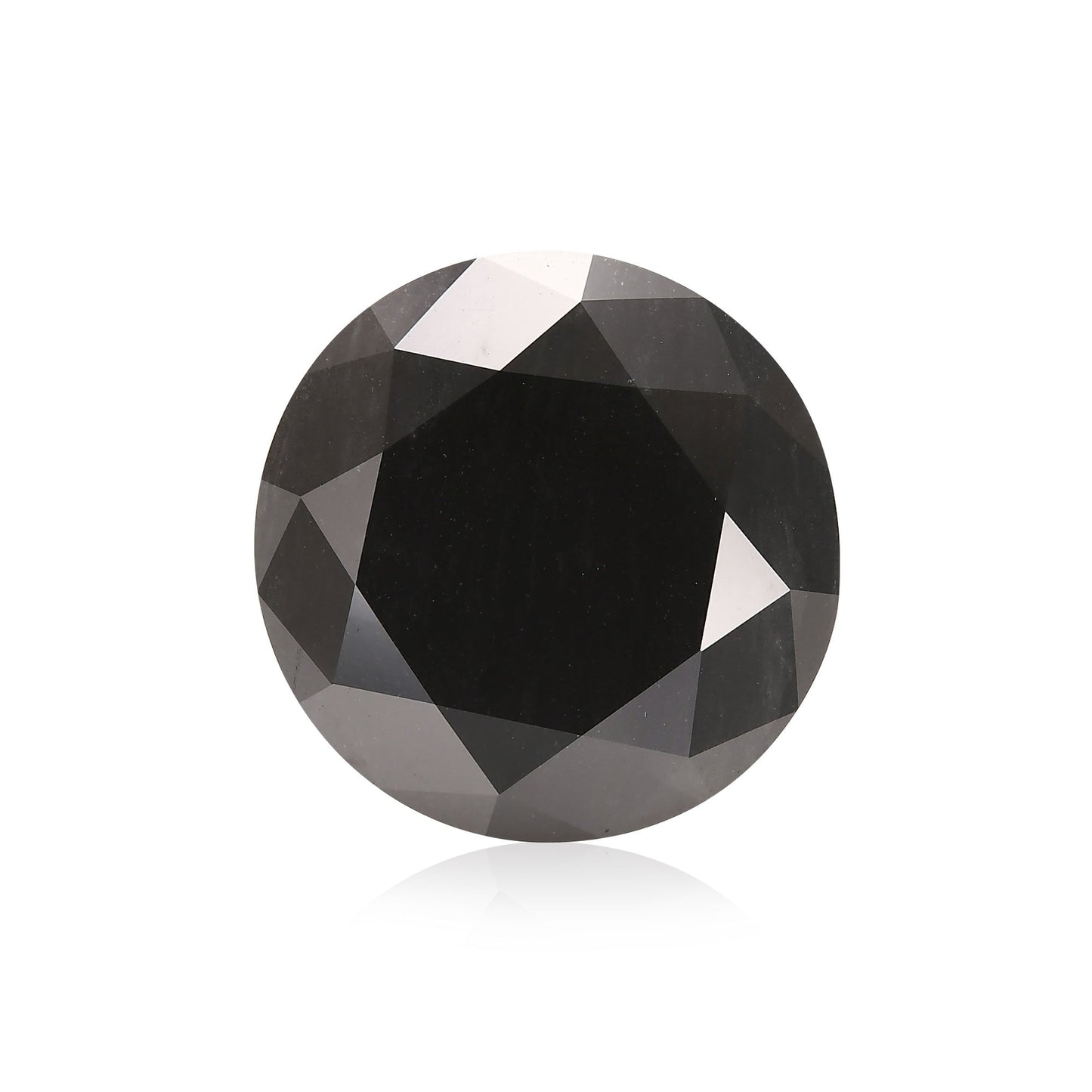 22.00 Carat Natural Fancy Black Round Brilliant Diamond  GIA