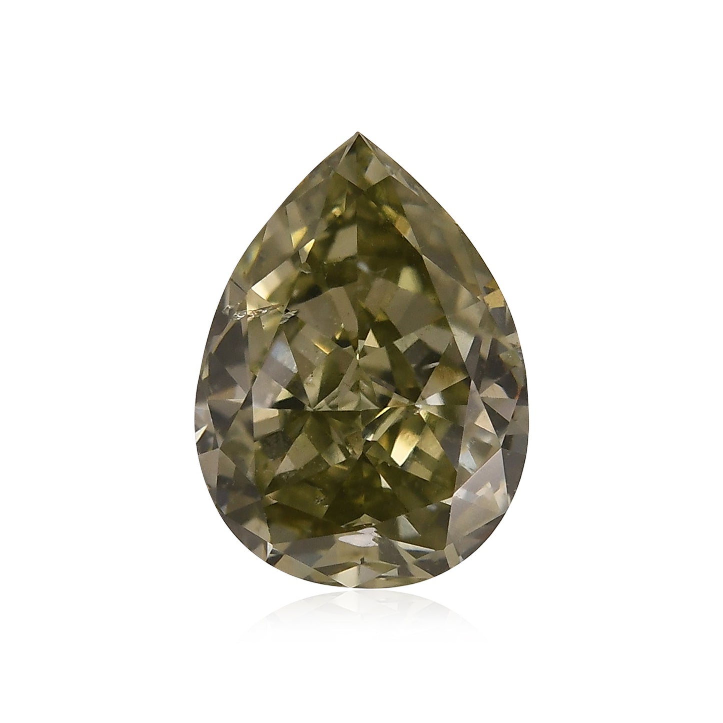 0,88 Karat Chamäleon-Birnen-Diamant SI2 GIA