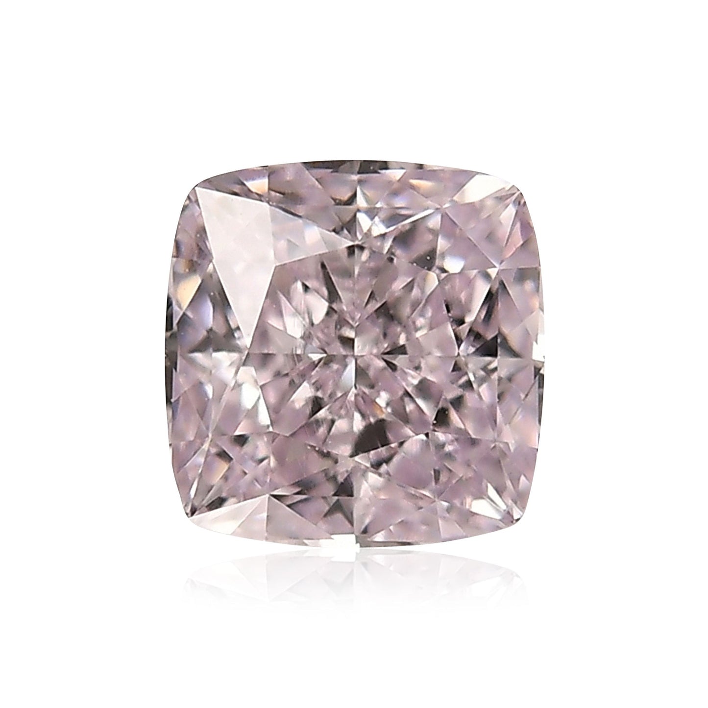 0,71 Karat Fancy Light Purplish Pink Cushion Diamond VS1 GIA