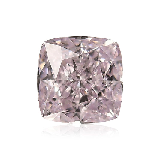 0.71 Carat Fancy Light Purplish Pink Cushion Diamond VS1 GIA