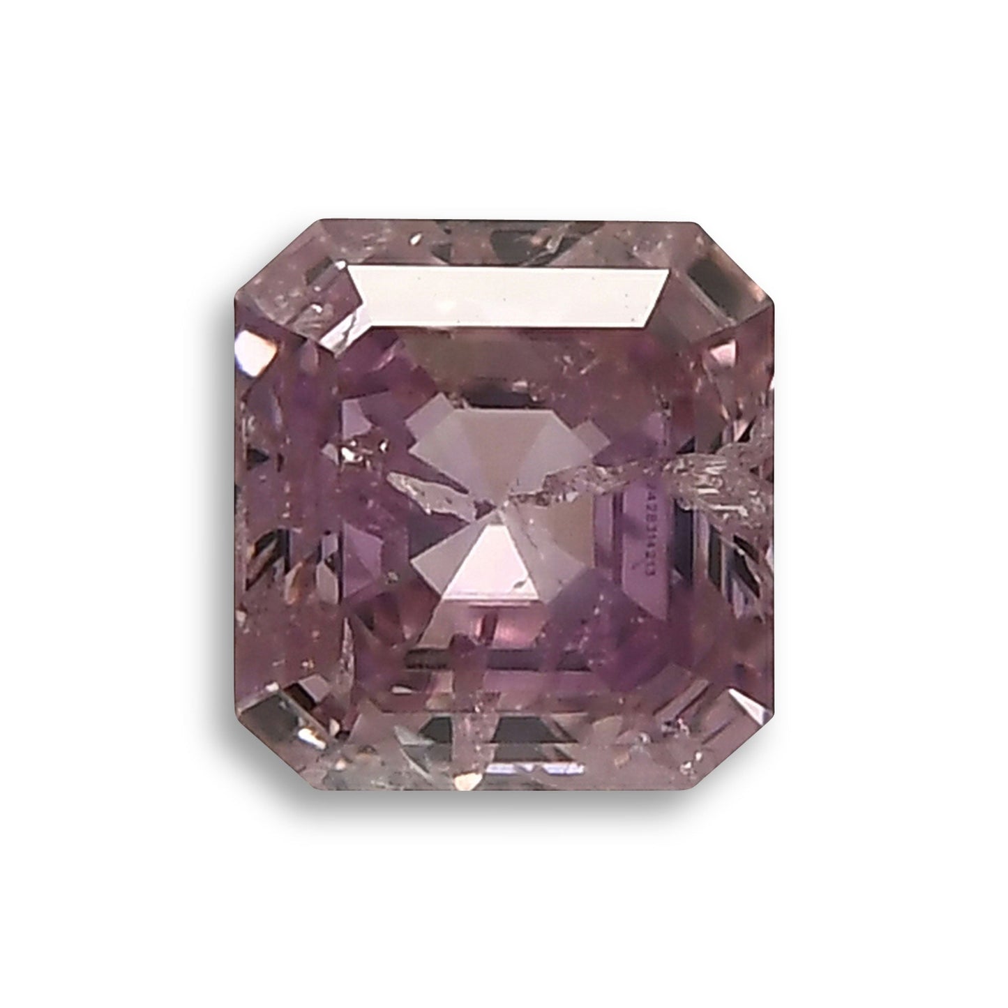 0,50 Karat Fancy Intense Purple Pink Emerald Diamond I2 GIA