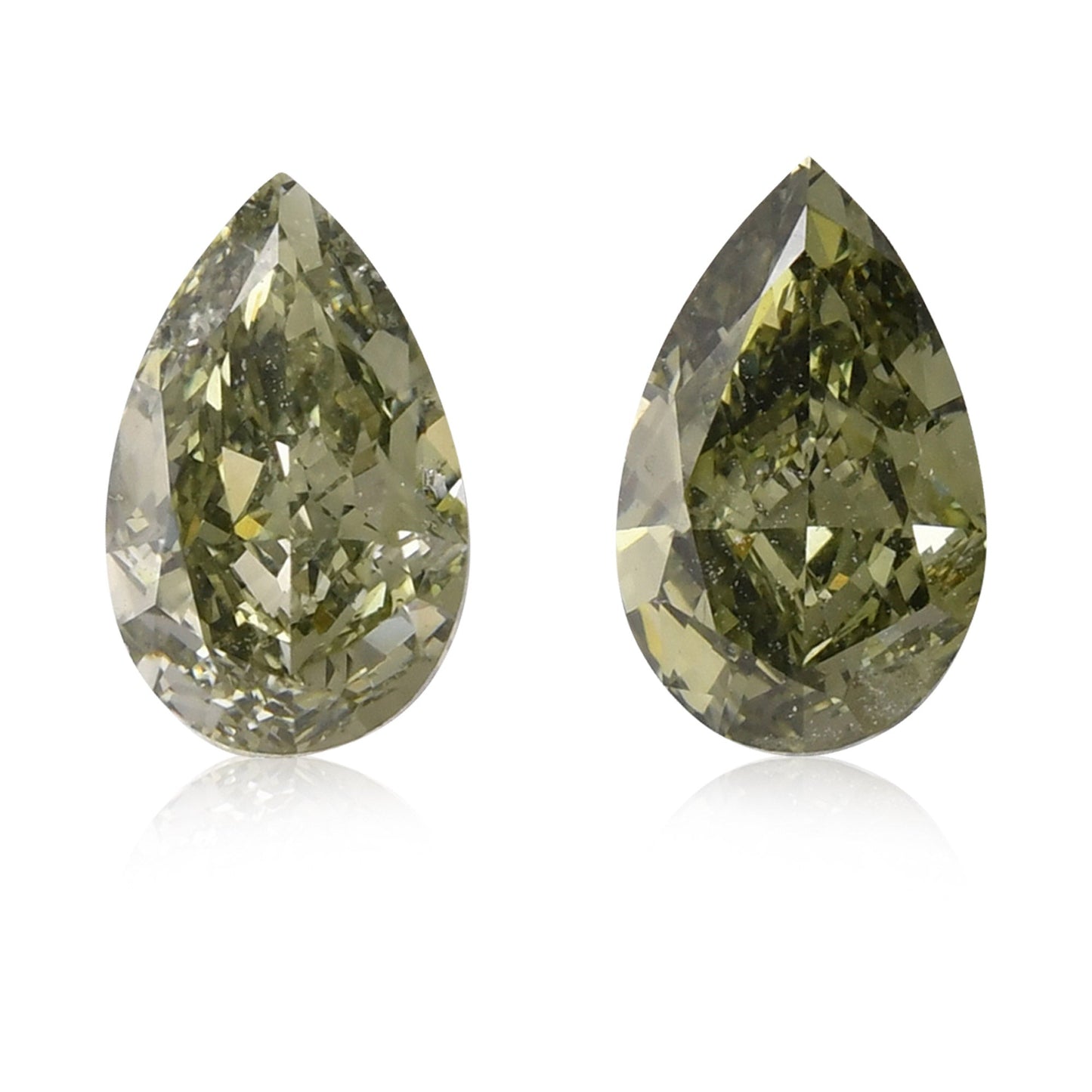 2,02 Karat Chamäleon-Birnen-Diamanten SI2 GIA