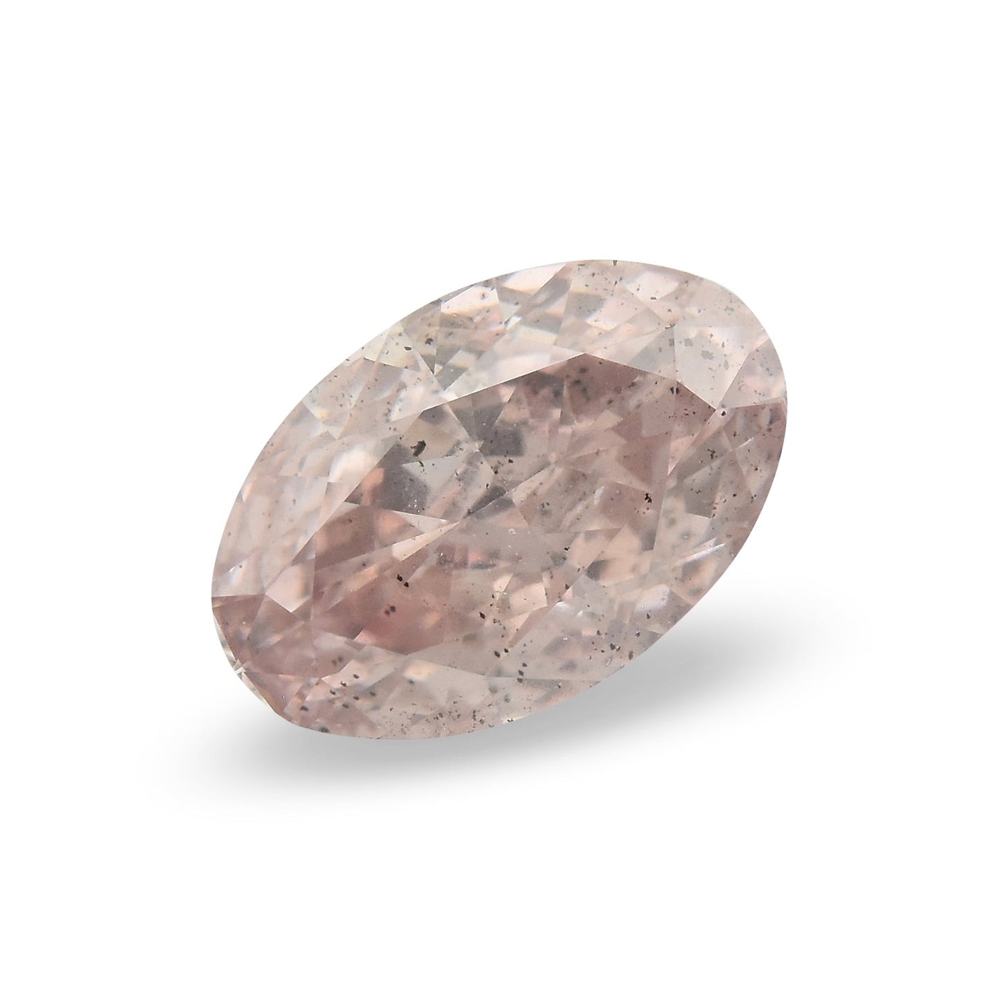 1,01 Karat Fancy Brownish Pink Ovaler Diamant SI2 GIA