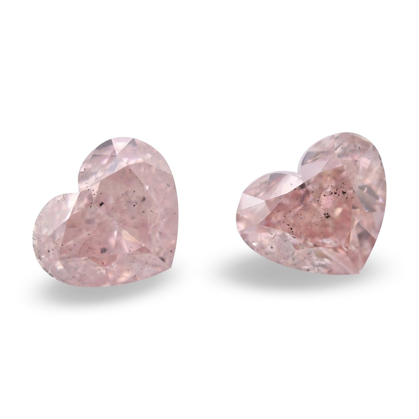 4,01 Karat Fancy Brown Pink Heart Diamonds I1