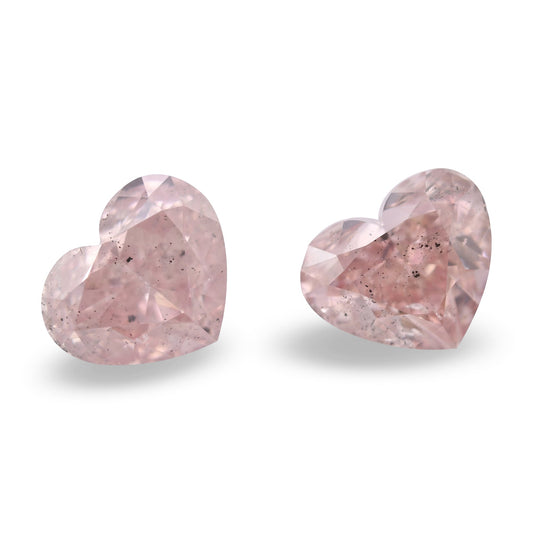 4,01 Karat Fancy Brown Pink Heart Diamonds I1