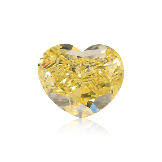 1,00 Karat Fancy Intense Yellow Heart Diamant VS1 GIA