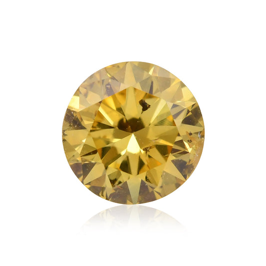 0,68 Karat Fancy Vivid Yellow Brillant (SI2) GIA