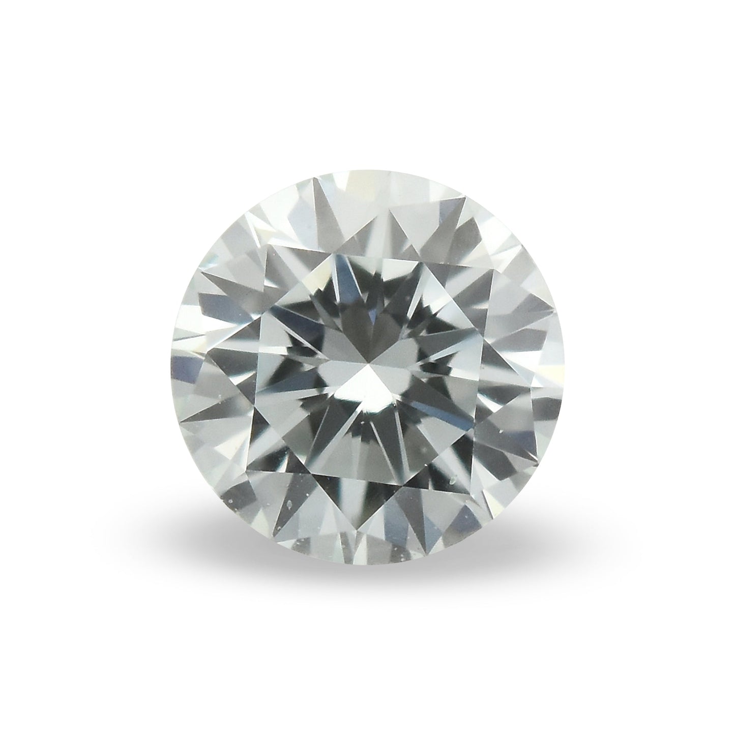 0,14 Karat sehr hellgrüner runder Brillant (VS1) GIA