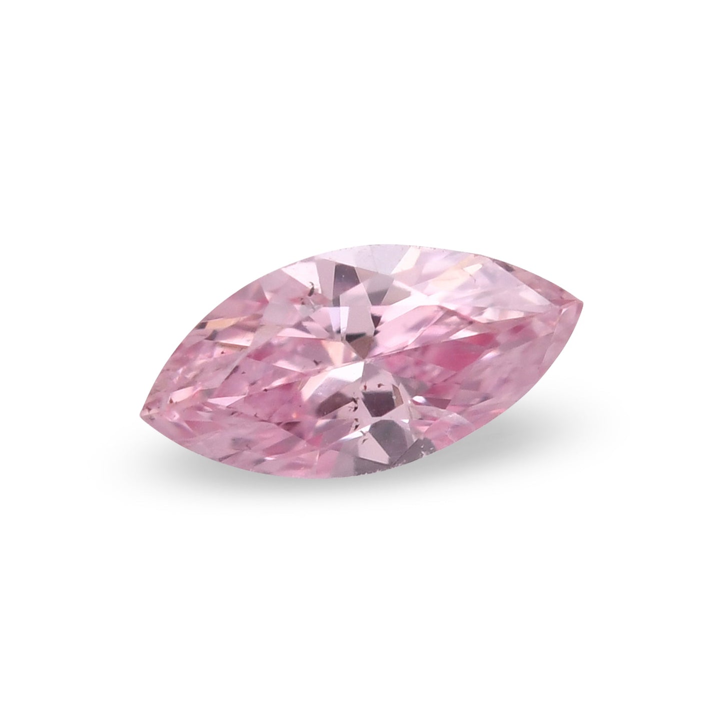 0,08 Karat Fancy Intense Purplish Pink Marquise-Diamant (SI1) GIA