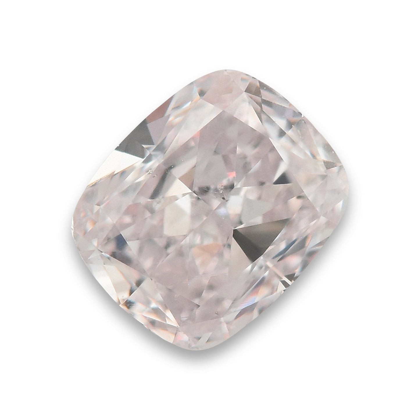 0,50 Karat sehr hellrosa Kissen-Diamant SI1 GIA
