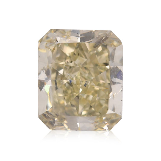 1,44 Karat Fancy Brownish Greenish Yellow Radiant Diamant I1 GIA