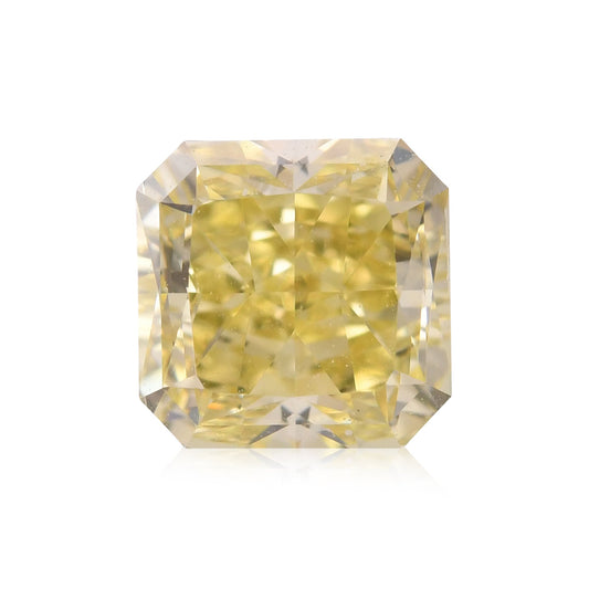 0.83 Carat Fancy Brownish Greenish Yellow Radiant Diamond VVS2 GIA