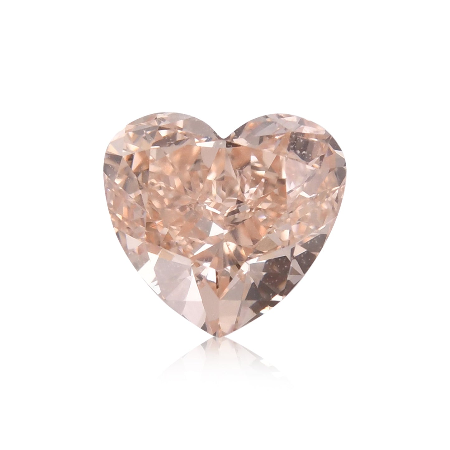 1,57 Karat Fancy Brownish Orange Pink Heart Diamant VS2 GIA